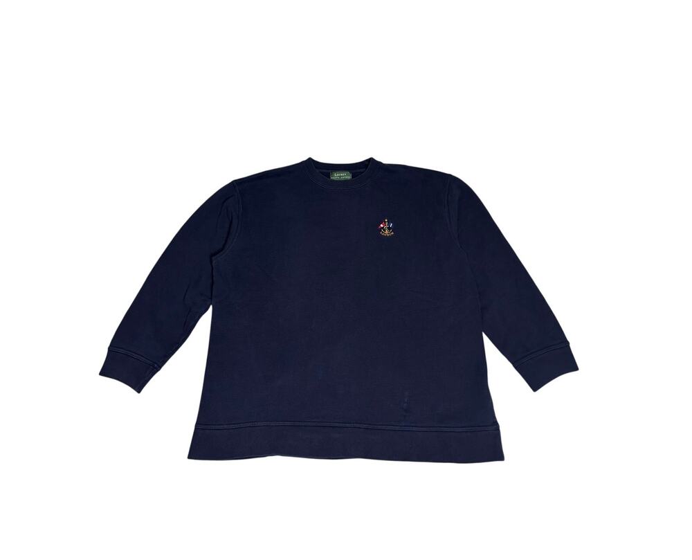 Vintage Lauren Ralph Lauren Nautical Navy Sweatshirt M